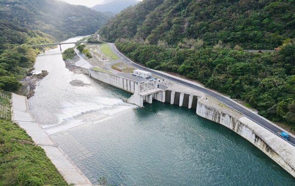 取水口完工空拍