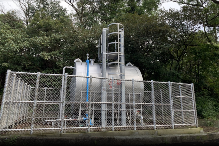 本工程第4配水池加壓站