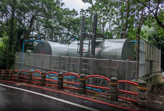 本工程第2配水池加壓站