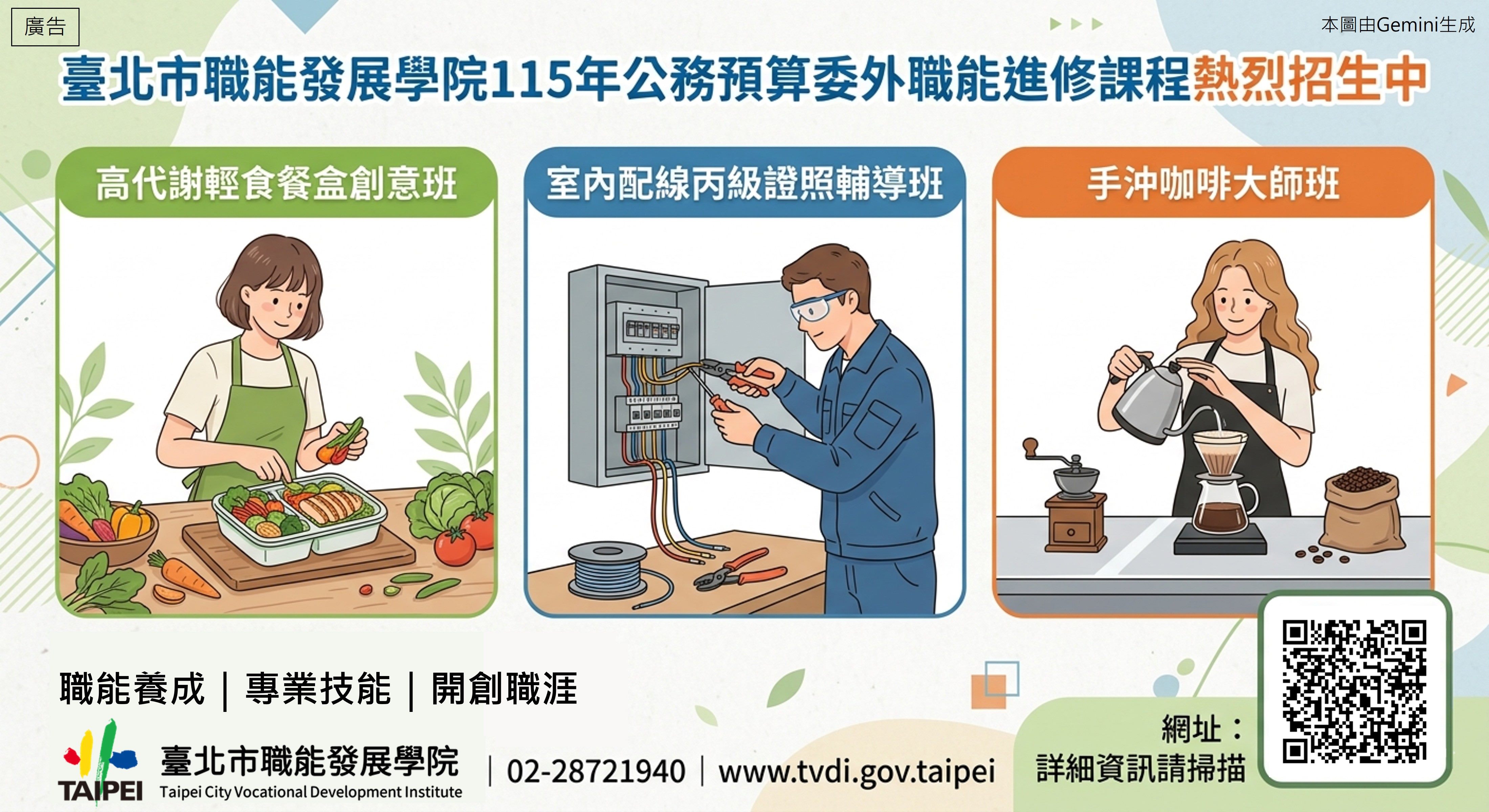 北市府補助開課！手沖咖啡、健康餐盒班招生中 3大熱門職訓助你轉職當老闆