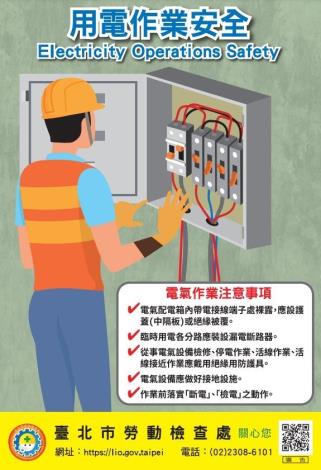 圖片5_「用電作業安全」宣導海報