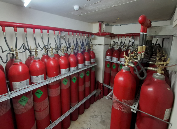 圖為一般停車塔儲藏室