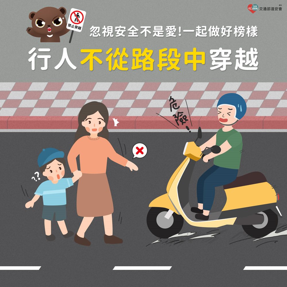 行人注意交通規則