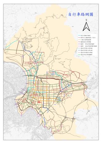 自行車路網圖