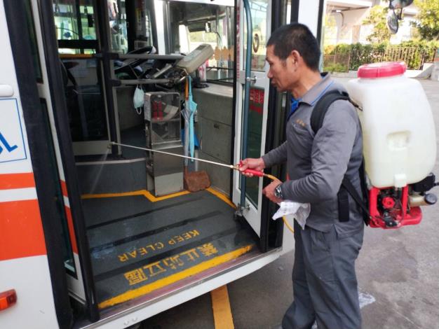 臺北市公車消毒