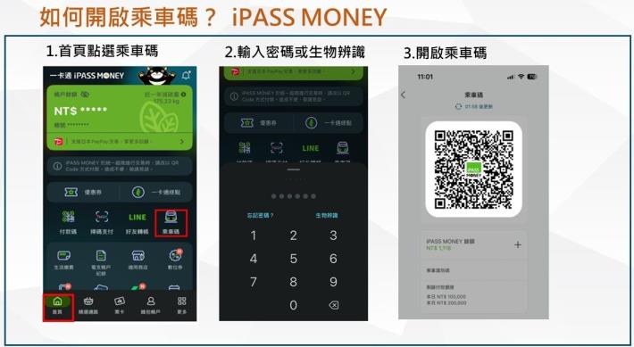 如何開啟乘車碼2_iPASS MONEY