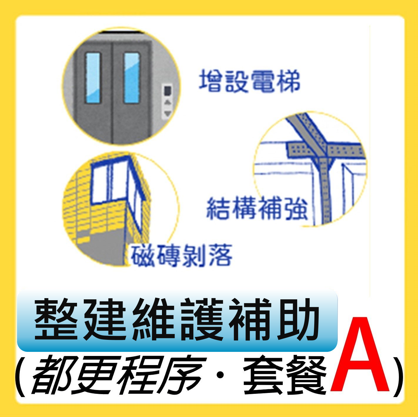 都市更新整建維護補助申請專區-套餐A