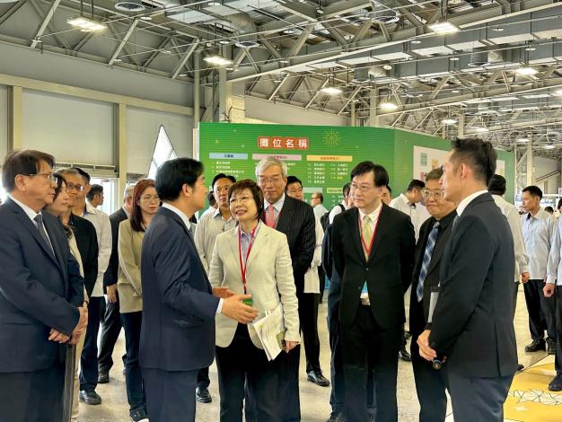 圖四、賴清德總統至北市府攤位