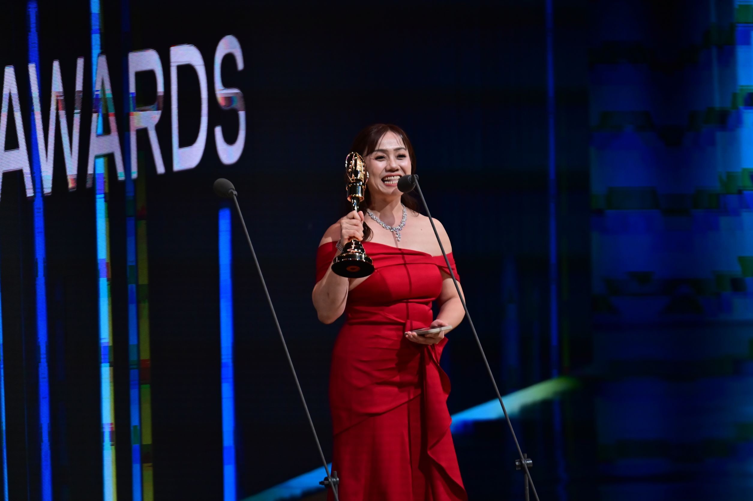 Ania, host of Relish the Golden Times, received the “Best Lifestyle Program Award.”