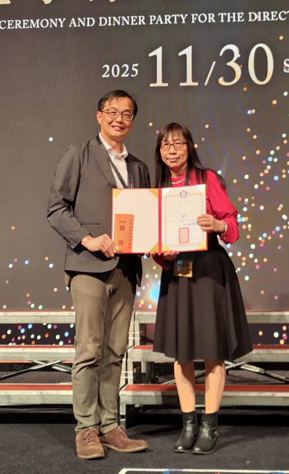 The “Pharmacist at My Home” segment of Happy Life in Taipei, hosted by Wei-Hua Lin, won the Merit Award in the Audio Category at the Taiwan .