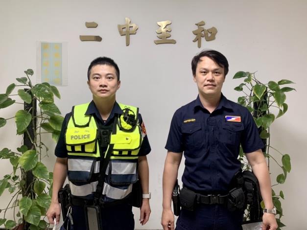 照片5-臺北市保安警察大隊第二中隊警員蔡葉闔、余明展等2人(由左至右)(jpg)