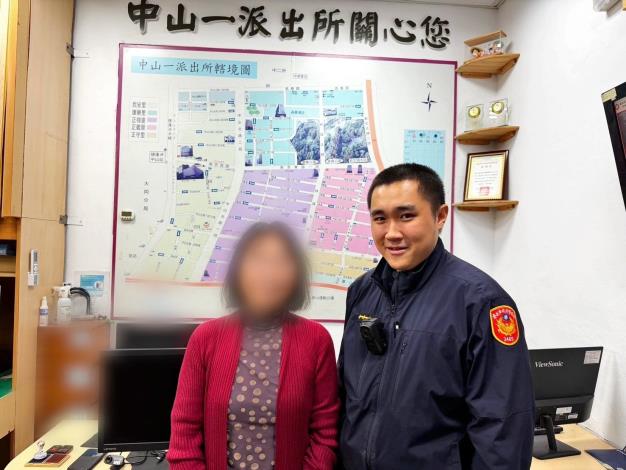 協助日籍旅客尋回財物