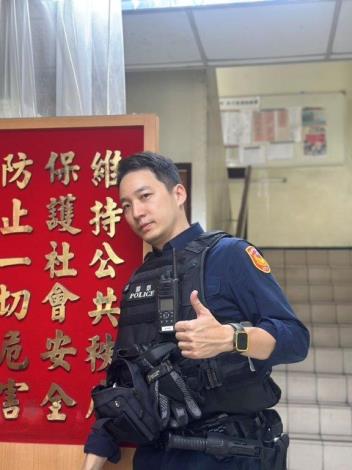 和平東路派出所員警黃孟翔