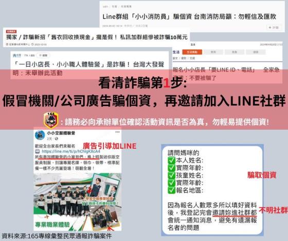 假冒機關公司騙個資都是詐騙