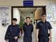 長安派出所副所長李宗穎(中)、員警莊仟聿(左)和林泰宇(右)
