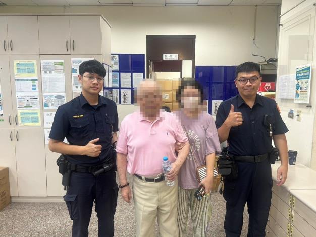 石牌派出所員警調閱監視器成功救援失智老翁