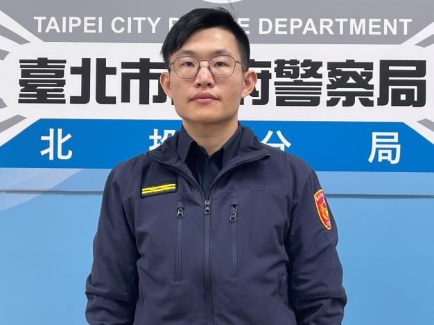 本案說明人員：北投分局石牌派出所所長洪偉庭