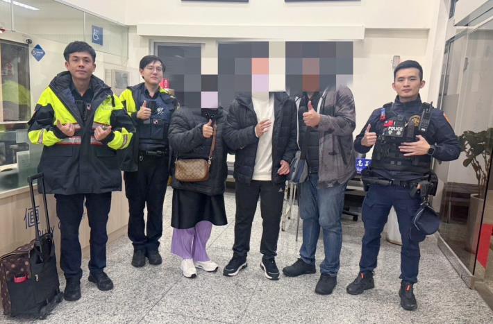 員警協助失蹤學生與家人團聚