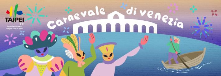 Februari 2024 Karnaval Italia Venesia