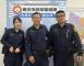 港墘派出所警員林雅筠(左)、張建豊(中)、黎和承(左)