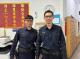 大湖派出所警員林子超(左)、謝承樺(右)。