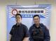 西湖派出所攔阻詐騙警員廖偉翔(左)警員郭守宏(右)