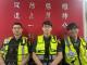 康寧派出所警員康家銍(左)、陳智韋(中)、王品為(右)