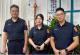 內湖分局港墘派出所所員警左起副所長廖文可、警員林雅筠、康家瑋