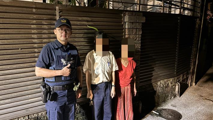 員警助迷途老婦安全返家,家屬感謝員警耐心幫忙
