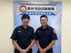 內湖分局西湖派出所警員廖殷挺（左）、警員郭守宏（右）