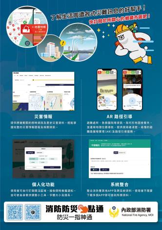 全民防災e點通網站宣導海報