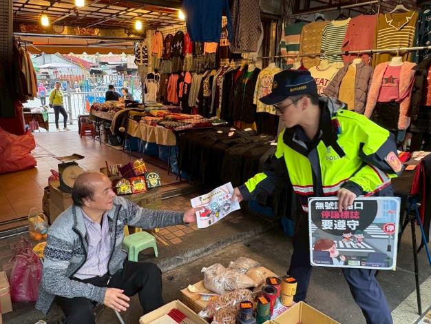 文山第二分局至景美、興隆、興德等傳統市場宣導