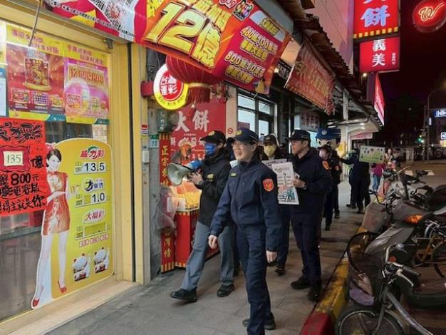 文山第二分局以「治安平穩、交通順暢、民眾安心」為工作主軸，持續堅守崗位