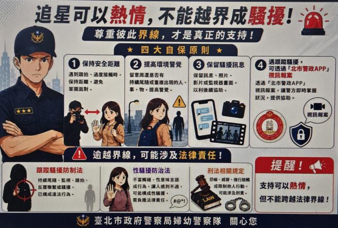 追星可以熱情，不能越界成騷擾