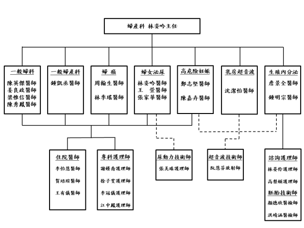 113年版婦產科組織圖