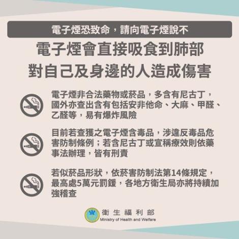 請向電子菸說不