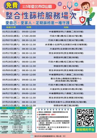 115年整篩海報總表