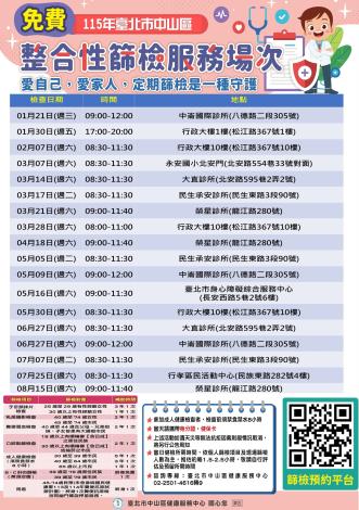 115年整篩海報總表