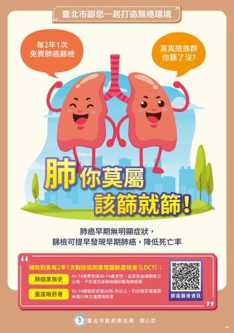 肺癌海報