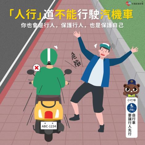 議題1機車不騎人行道
