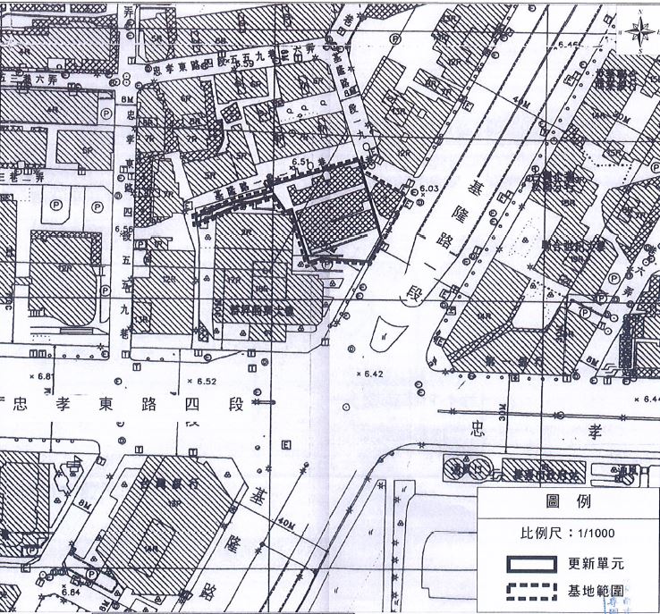 信義區逸仙段二小段107-2、107-3、107-5、137、137-1、142、143、143-1、144-1、147-1地號等10筆公、私有土地之基地範圍