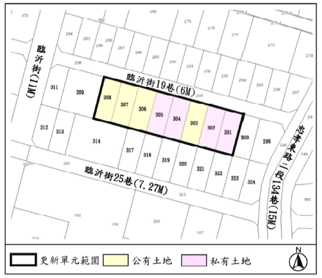中山區臨沂段基地位置圖