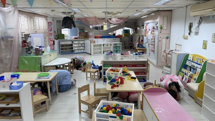 3紅芽班就地避難