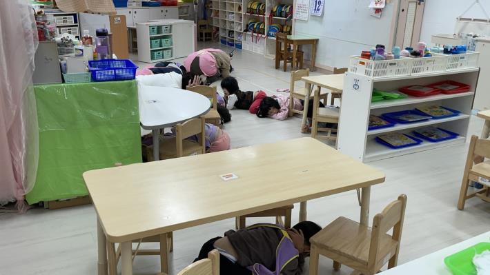 4紅芽班就地避難