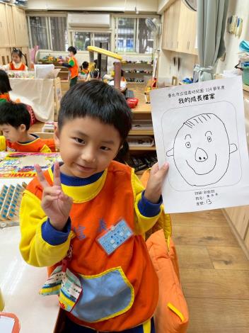 美勞區挑戰-自畫像