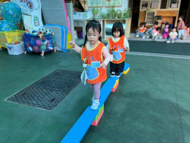 大肌肉運動-走平衡木