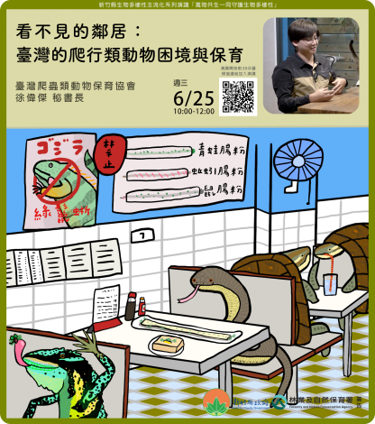 臺灣的爬行類動物困境與保育