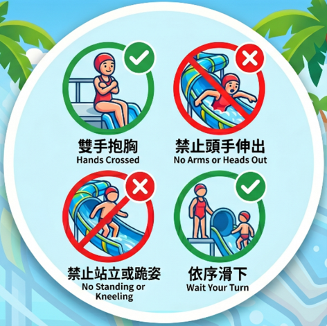 全家福滑水道遊玩須知