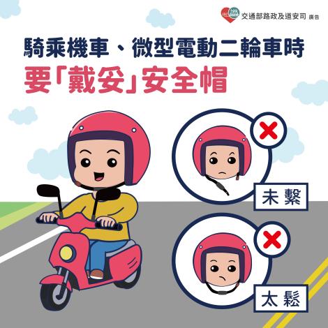 騎車要戴妥安全帽_0