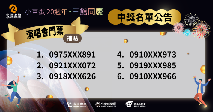 圖2_中獎公告-演唱會門票補貼